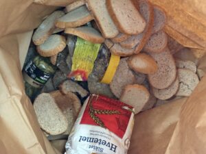 Plukkanalyse - bilde av mat som var kastet i restavfallet